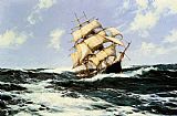 Seas Canvas Paintings - The Pacific Combers on the Open Seas